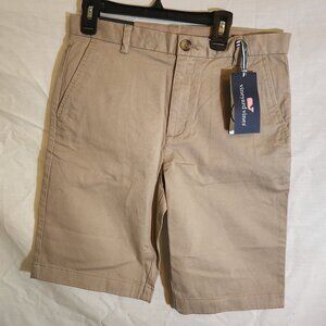 Vineyard Vines Boys Stretch Breaker Shorts NWT Beige